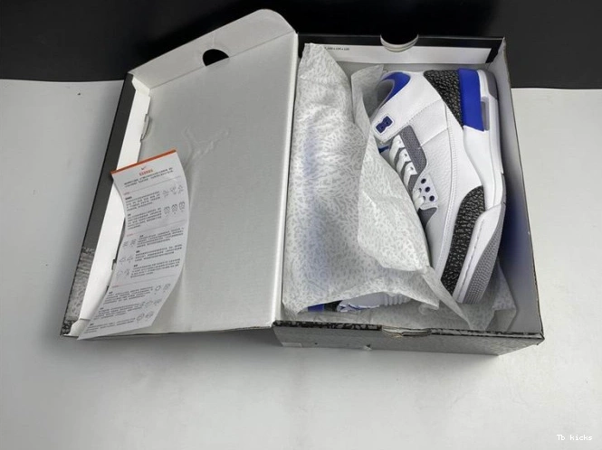 Reps TBK 3 Blue CT8532-145 Racer Air Jordan 0806